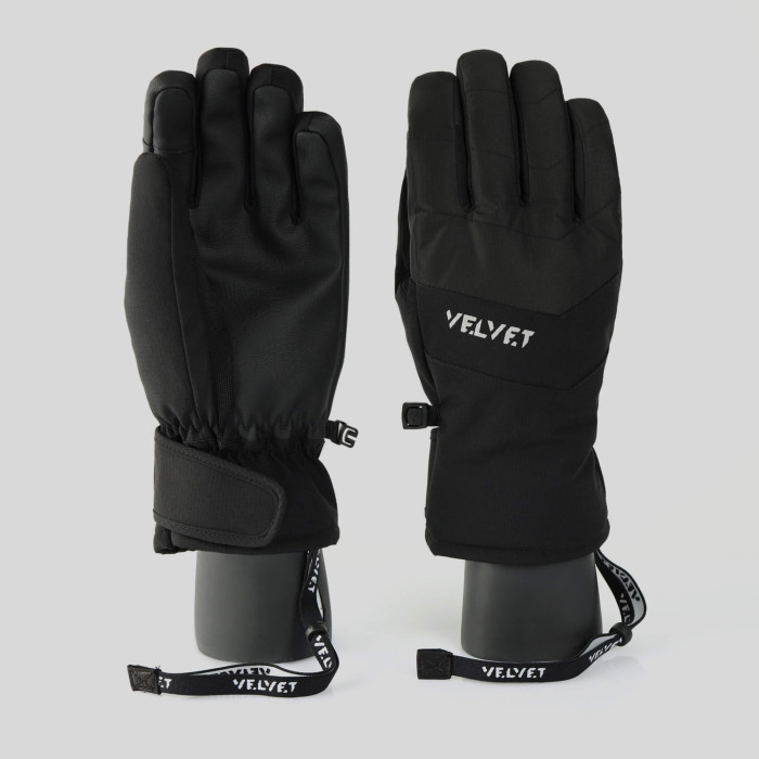 Рукавиці гірськолижні чорні Velvet L