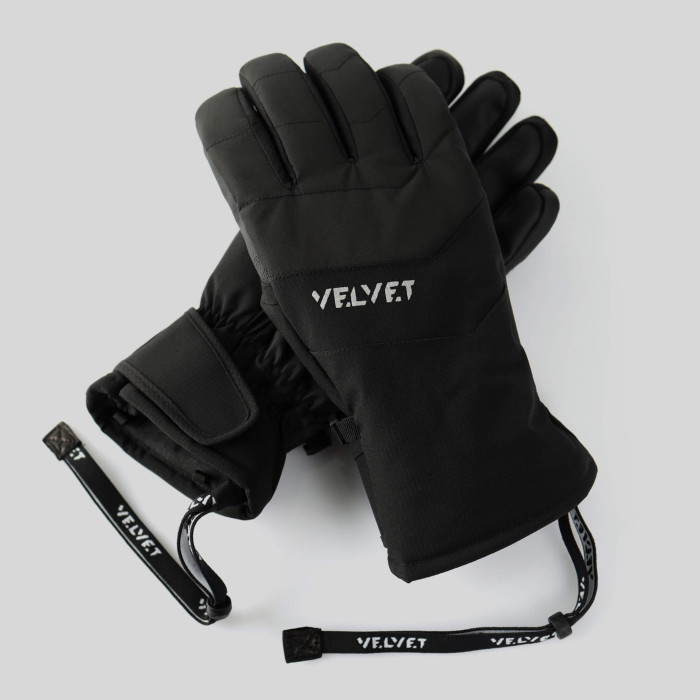 Рукавиці гірськолижні чорні Velvet L