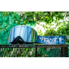 Light Blue Лінза до гірськолижної маски Velvet на магнітах