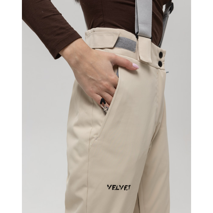 Гірськолижні штани жіночі бежеві Velvet 42-52 розмір